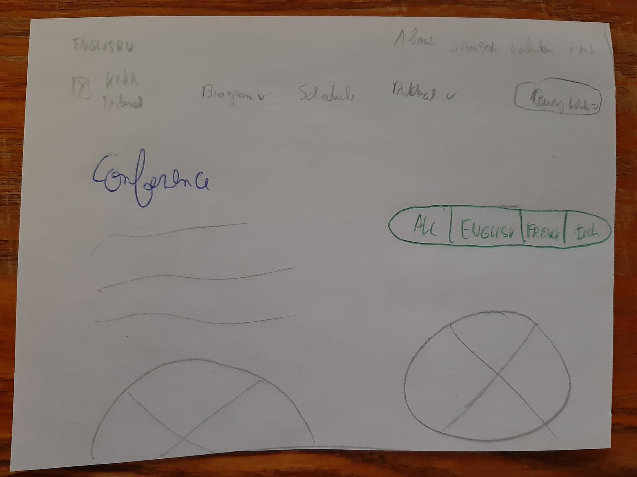 prototype papier conference desktop